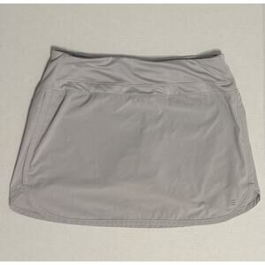 Free Fly Women's Size Medium Gray Breeze Skort Bamboo Lined Active Skirt